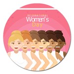 international Womens Day Magnet 5  (Round)