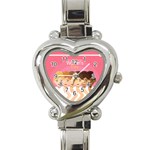 international Womens Day Heart Italian Charm Watch