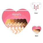 international Womens Day Playing Cards (Heart)