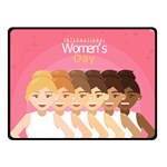 international Womens Day Fleece Blanket (Small)