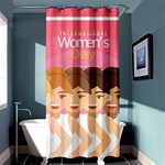 international Womens Day Shower Curtain 36  x 72  (Stall)