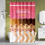 international Womens Day Shower Curtain 48  x 72  (Small)