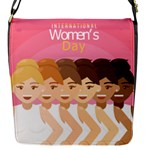 international Womens Day Flap Closure Messenger Bag (S)