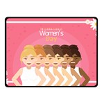 international Womens Day Double Sided Fleece Blanket (Small)