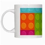 pink Building Blocks White Mug