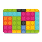 pink Building Blocks Small Doormat