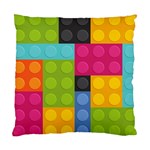 pink Building Blocks Standard Cushion Case (One Side)