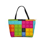 pink Building Blocks Classic Shoulder Handbag