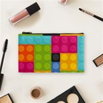 pink Building Blocks Cosmetic Bag (Small)