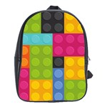 pink Building Blocks School Bag (Large)