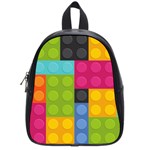 pink Building Blocks School Bag (Small)