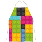 pink Building Blocks Full Print Apron