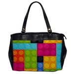 pink Building Blocks Oversize Office Handbag