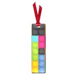 pink Building Blocks Small Book Mark