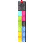 pink Building Blocks Large Book Mark