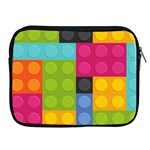 pink Building Blocks Apple iPad Zipper Case