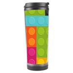 pink Building Blocks Travel Tumbler