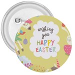 Easter Unicorn 3  Button