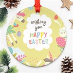 Easter Unicorn Ornament (Round)