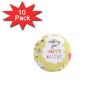 Easter Unicorn 1  Mini Magnet (10 pack) 