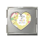 Easter Unicorn Mega Link Heart Italian Charm (18mm)