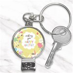 Easter Unicorn Nail Clippers Key Chain