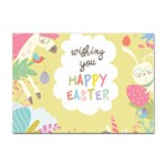 Easter Unicorn Sticker A4 (10 pack)