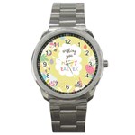 Easter Unicorn Sport Metal Watch