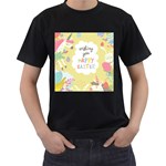 Easter Unicorn Men s T-Shirt (Black)