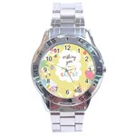 Easter Unicorn Stainless Steel Analogue Watch