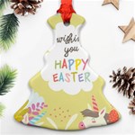 Easter Unicorn Christmas Tree Ornament (Two Sides)