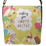 Easter Unicorn Flap Closure Messenger Bag (S)