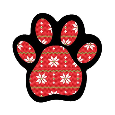 xmas0024 Magnet (Paw Print) from ArtsNow.com Front