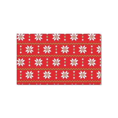 xmas0024 Sticker Rectangular (10 pack) from ArtsNow.com Front