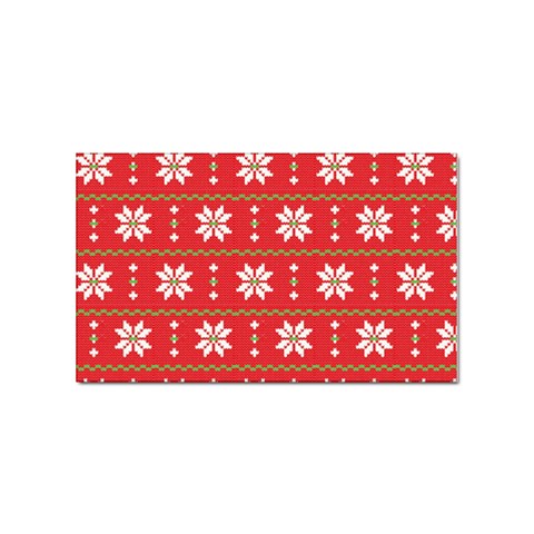 xmas0024 Sticker Rectangular (100 pack) from ArtsNow.com Front