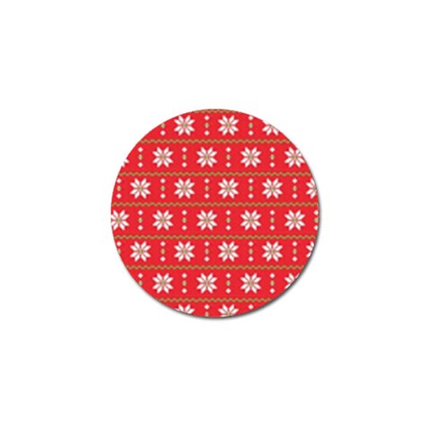 xmas0024 Golf Ball Marker (4 pack) from ArtsNow.com Front