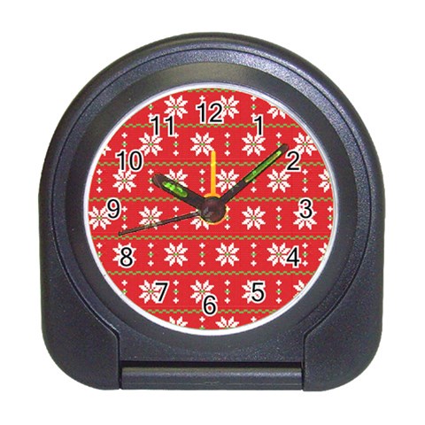 xmas0024 Travel Alarm Clock from ArtsNow.com Front