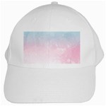 Watercolor Gradient Ombre White Cap