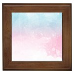 Watercolor Gradient Ombre Framed Tile