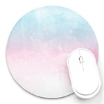 Watercolor Gradient Ombre Round Mousepad