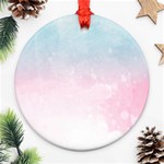 Watercolor Gradient Ombre Ornament (Round)