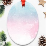 Watercolor Gradient Ombre Ornament (Oval)