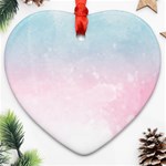 Watercolor Gradient Ombre Ornament (Heart)