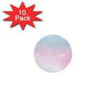 Watercolor Gradient Ombre 1  Mini Button (10 pack) 