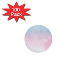 Watercolor Gradient Ombre 1  Mini Button (100 pack) 