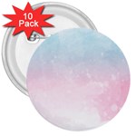 Watercolor Gradient Ombre 3  Button (10 pack)