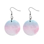 Watercolor Gradient Ombre 1  Button Earrings