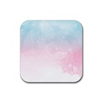 Watercolor Gradient Ombre Rubber Coaster (Square)