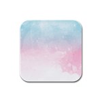 Watercolor Gradient Ombre Rubber Square Coaster (4 pack)