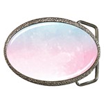 Watercolor Gradient Ombre Belt Buckle